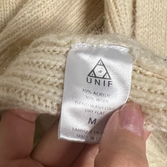 UNIF | Wool Open Front Cardigan - Picture 5 of 6